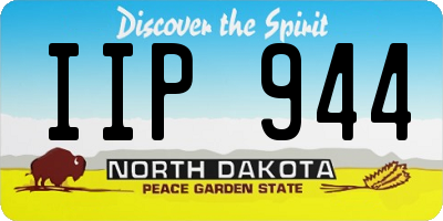 ND license plate IIP944