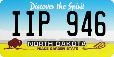 ND license plate IIP946
