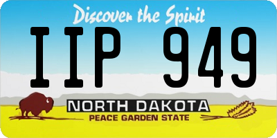 ND license plate IIP949