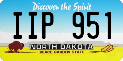 ND license plate IIP951