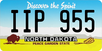 ND license plate IIP955