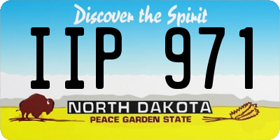ND license plate IIP971