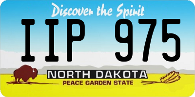ND license plate IIP975