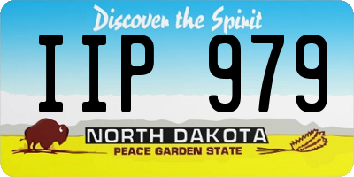 ND license plate IIP979