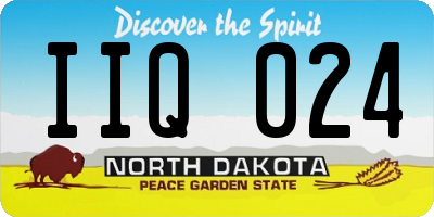 ND license plate IIQ024
