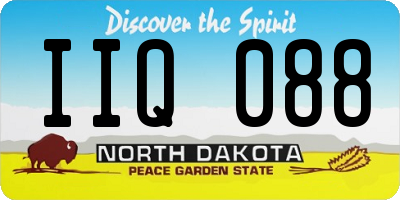 ND license plate IIQ088