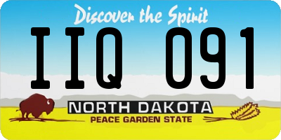 ND license plate IIQ091