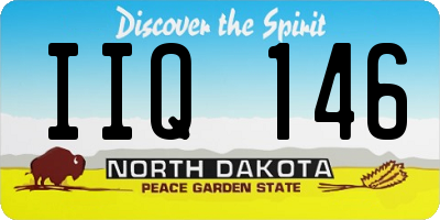 ND license plate IIQ146