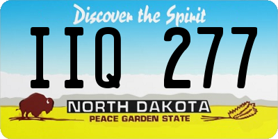 ND license plate IIQ277