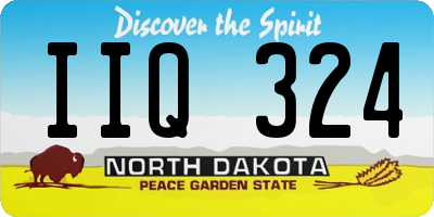 ND license plate IIQ324