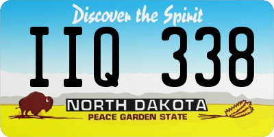 ND license plate IIQ338