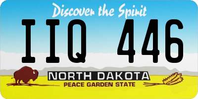 ND license plate IIQ446