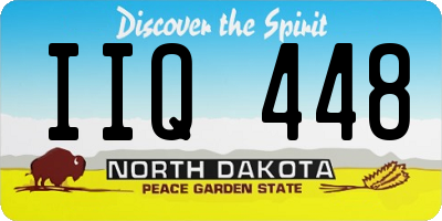 ND license plate IIQ448