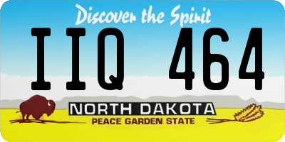 ND license plate IIQ464