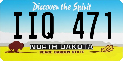 ND license plate IIQ471