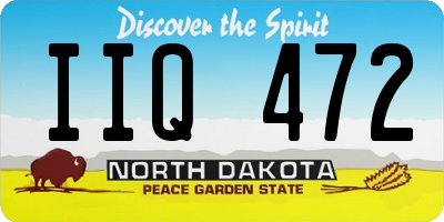 ND license plate IIQ472