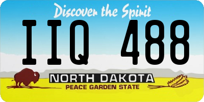 ND license plate IIQ488
