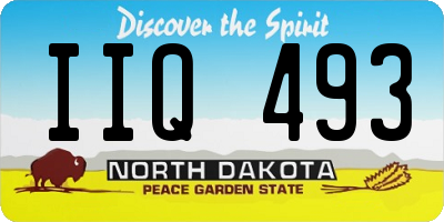 ND license plate IIQ493