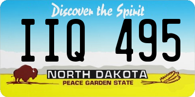 ND license plate IIQ495