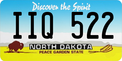 ND license plate IIQ522