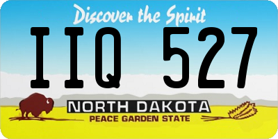 ND license plate IIQ527