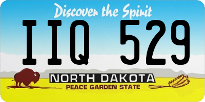 ND license plate IIQ529