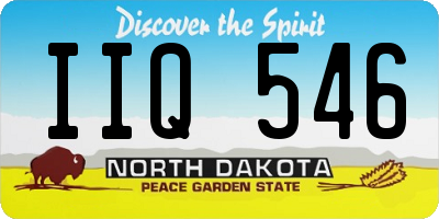 ND license plate IIQ546