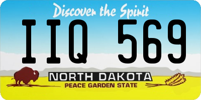 ND license plate IIQ569