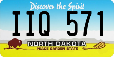 ND license plate IIQ571