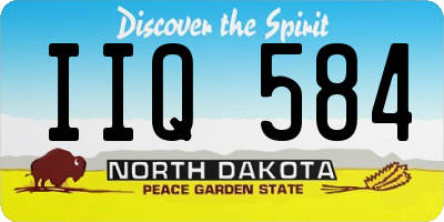 ND license plate IIQ584