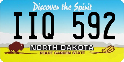 ND license plate IIQ592