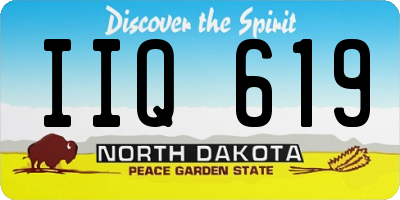 ND license plate IIQ619