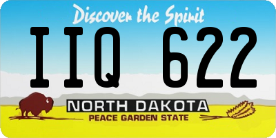 ND license plate IIQ622