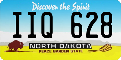 ND license plate IIQ628