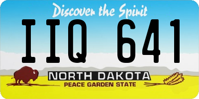 ND license plate IIQ641