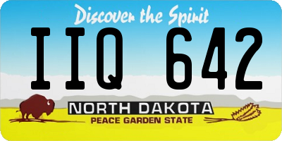 ND license plate IIQ642