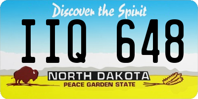 ND license plate IIQ648
