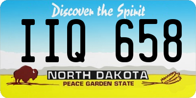 ND license plate IIQ658