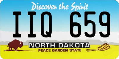 ND license plate IIQ659