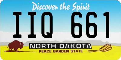 ND license plate IIQ661