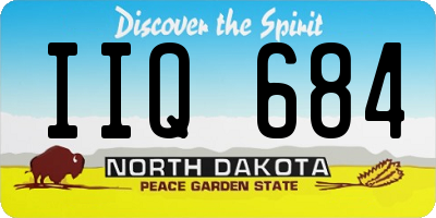 ND license plate IIQ684
