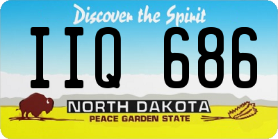 ND license plate IIQ686