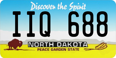 ND license plate IIQ688