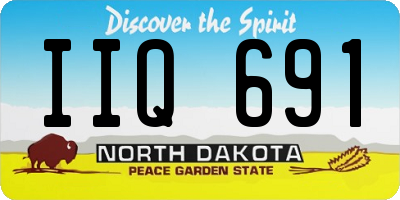 ND license plate IIQ691