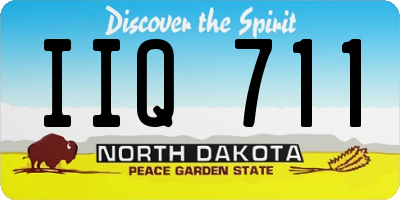 ND license plate IIQ711