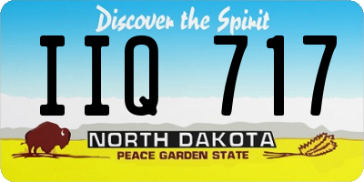 ND license plate IIQ717