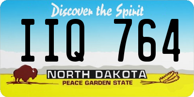 ND license plate IIQ764