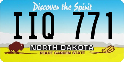 ND license plate IIQ771