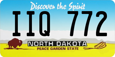 ND license plate IIQ772