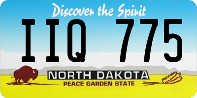 ND license plate IIQ775